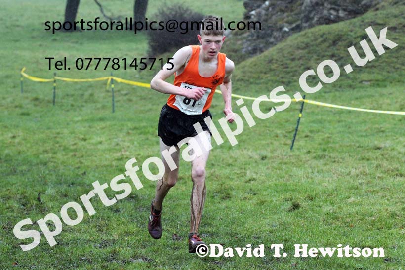 Boys under-15s, NECAA Junior Cross Country Relays, Thornley Farm, Peterlee, Saturday, December 12th. Photo: David T. Hewitson/Sports for All Pics